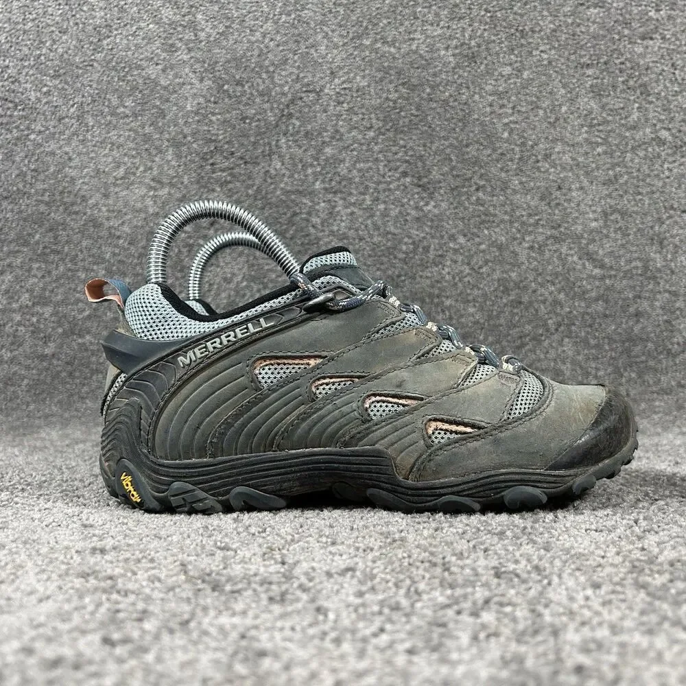 Merrell Chameleon 7 GoreTex Women’s Size 6 Gray Slate Hiking Trail Shoes Used